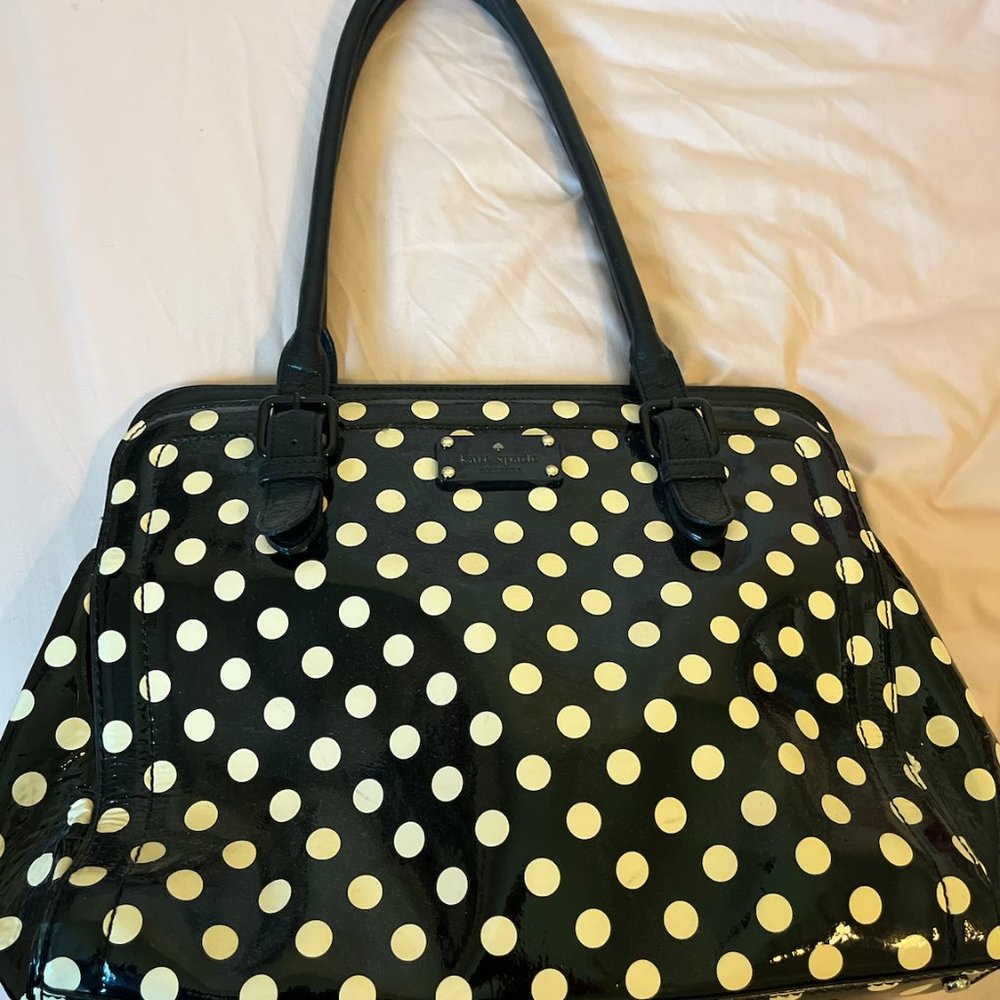 Kate Spade Medium Polka Dot Shoulder Bag / Purse